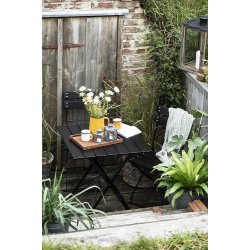 Ib Laursen Plaid - tppe med creme/grnt stribemnster 130x 160 cm.