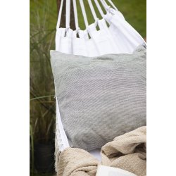 Ib Laursen - Plaid - tppe med creme/gult mnster 130x160 cm.