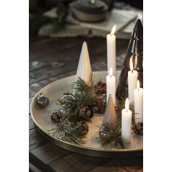 Ib Laursen Pose med 8 ens julekugler mini klar