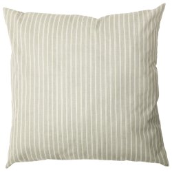 Au Maison Pude med fyld Ethnic, Dobbelt stribet-Verte, 50x50cm