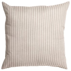 Au Maison Pude med fyld Ethnic, Dobbelt stribet-Latte, 50x50 cm