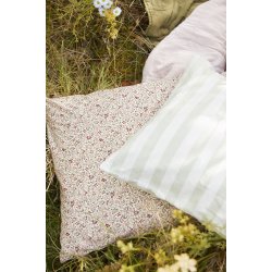 Ib Laursen Pudebetrk Adam stvgrn m/hvide striber 50 x 50 cm.