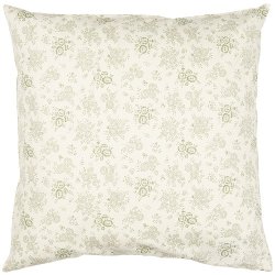 Ib Laursen - Pudebetrk Agatha m/stvgrnne blomster 50x50 cm.