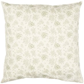 Ib Laursen - Pudebetrk Agatha m/stvgrnne blomster 50x50 cm.