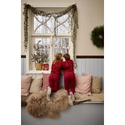 Ib Laursen Pudebetrk Asta rd med naturfarvede sm tern 50x50 cm.