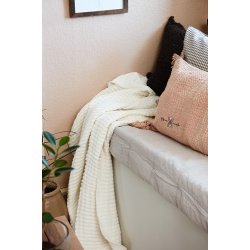 Ib Laursen Pudebetrk Elias med gr og hvide sm 50x50 cm