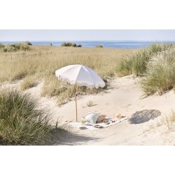 Ib Laursen Pudebetrk Viggo lysebl med naturfarvede sm tern 50 x 50 cm.