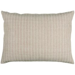  Ib Laursen Pudebetrk malva med tynde beige striber 50x70 cm