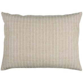  Ib Laursen Pudebetrk malva med tynde beige striber 50x70 cm
