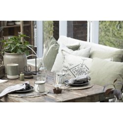 Ib Laursen Pudebetr�k mosgr�n stenvasket h�r 50x70cm