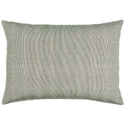Ib Laursen Pudebetrk sorte og beige striber 50x70 cm