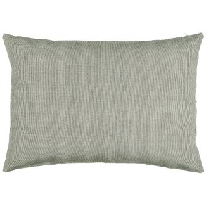 Ib Laursen Pudebetrk sorte og beige striber 50x70 cm