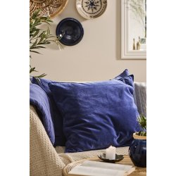 Ib Laursen Pudebetrk velour Indigo 52x52 cm