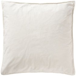 Ib Laursen Pudebetrk velour butter cream 52x52 cm