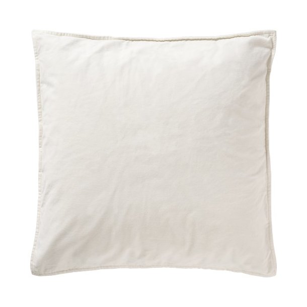 Ib Laursen Pudebetrk velour butter cream 52x52 cm