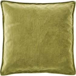 Ib Laursen Pudebetrk velour herbal green52x52 cm