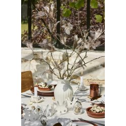 Ib Laursen -Pyntefjer brune farver med wire, 2 varianter, 1 stk