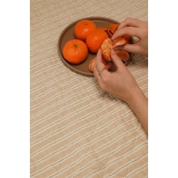 Au Maison Quilt Ethnic, stribet-beige, 140x180cm 