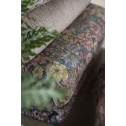 Ib Laursen Quilt hvide og rde striber 130x180 cm