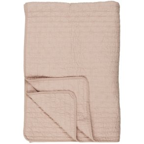 Ib Laursen - Quilt rosa med korssting - 130 x 180 cm