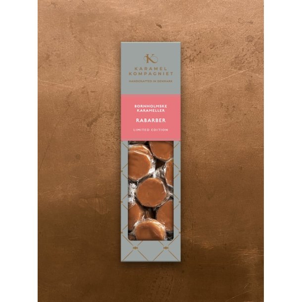Karamel Kompaniet - Rabarber, limited edition 138g, karameller med smag af forr og sommer