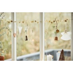 Ib Laursen Ranke med blomster messing 150cm.