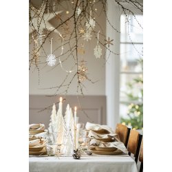 Ib Laursen Ranke med blomster messing 150cm.