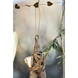 Ib Laursen Ranke med hjerter messing  Gloria 150cm.