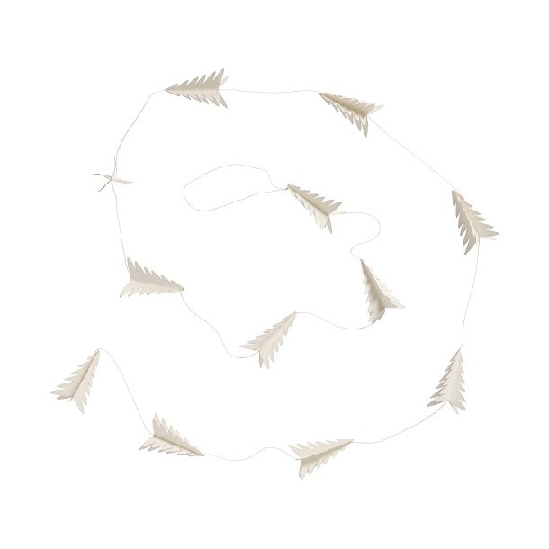 Ib Laursen Ranke med 12 juletrer 3-dimensional, 163 cm.