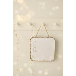 Ib Laursen Ranke med hvide hjerteperler Magic and Wishes 180 cm.