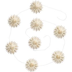 Ib Laursen Ranke med snefnug hvid Stella, 190 cm.