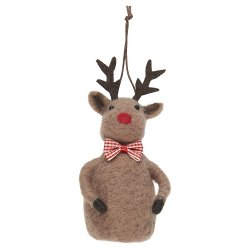 Ib Laursen - Rensdyr Rudolf til ophng Stillenat filt