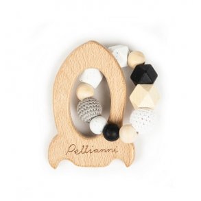 Pellianni -Rocket teether kontrast- Bidering/rangle
