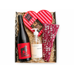 Gavekurv i r�de farver