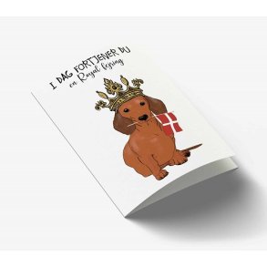 Mouse & Pen - Royal fejring -  lille  A7 Kort