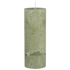 Ib Laursen - Bloklys Rustiklys green tea :6,8 H:18