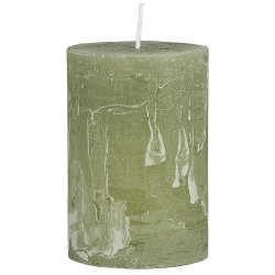 Ib Laursen - Bloklys Rustiklys green tea :6,8 H:10 