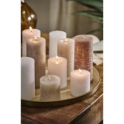 Ib Laursen Bloklys Rustiklys Hvid :7 H: 7,5