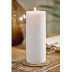 Ib Laursen Bloklys Rustiklys Hvid :7 H: 18