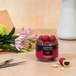 Lakrids by B�low - Strawberry cream - Small 125g