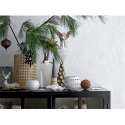 Bloomingville - Sagalin Ornament, Natur, MDF