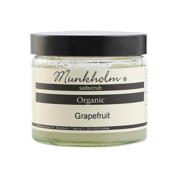 Munkholm organic saltscrub, grapefruit 300g.