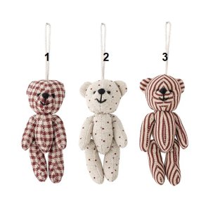 Bloomingville -Salwa Ornament, Rd, Polyester, - 1 stk. vlg variant