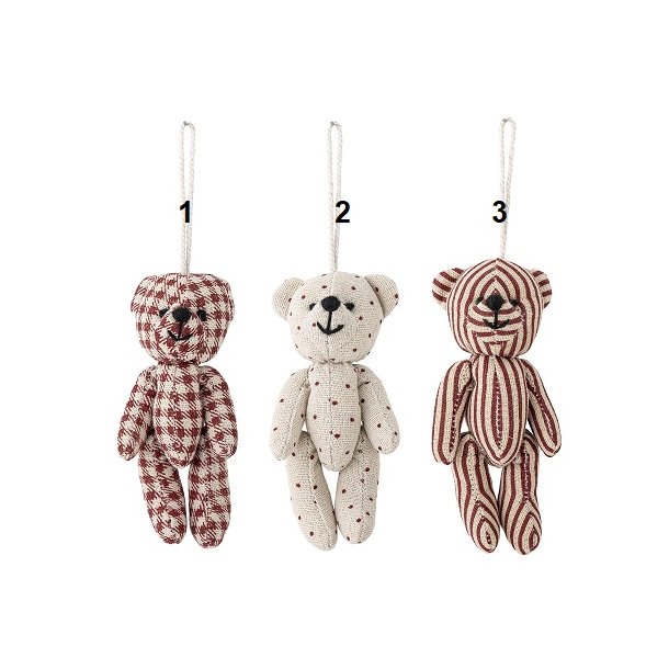 Bloomingville -Salwa Ornament, Rd, Polyester, - 1 stk. vlg variant
