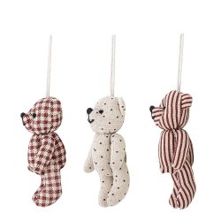 Bloomingville -Salwa Ornament, Rd, Polyester, - 1 stk. vlg variant