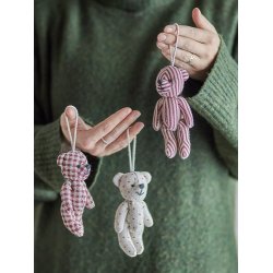 Bloomingville -Salwa Ornament, Rd, Polyester, - 1 stk. vlg variant