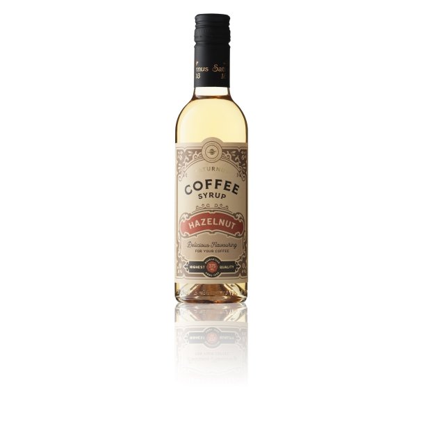 Saturnus kaffesirup, Hasselnd, 375 ml.