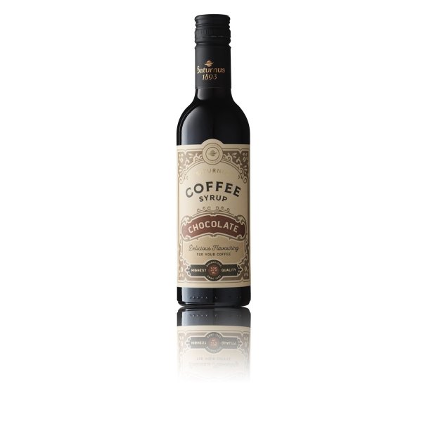 Saturnus kaffesirup, Chokolade, 375 ml.