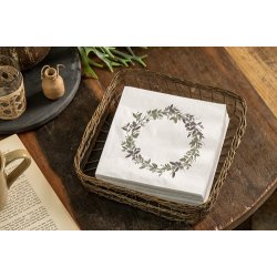 Ib Laursen Serviet Autumn Wreath 20 stk pr pakke