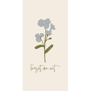 Ib Laursen Serviet Forget-me-not 16 stk pr pakke